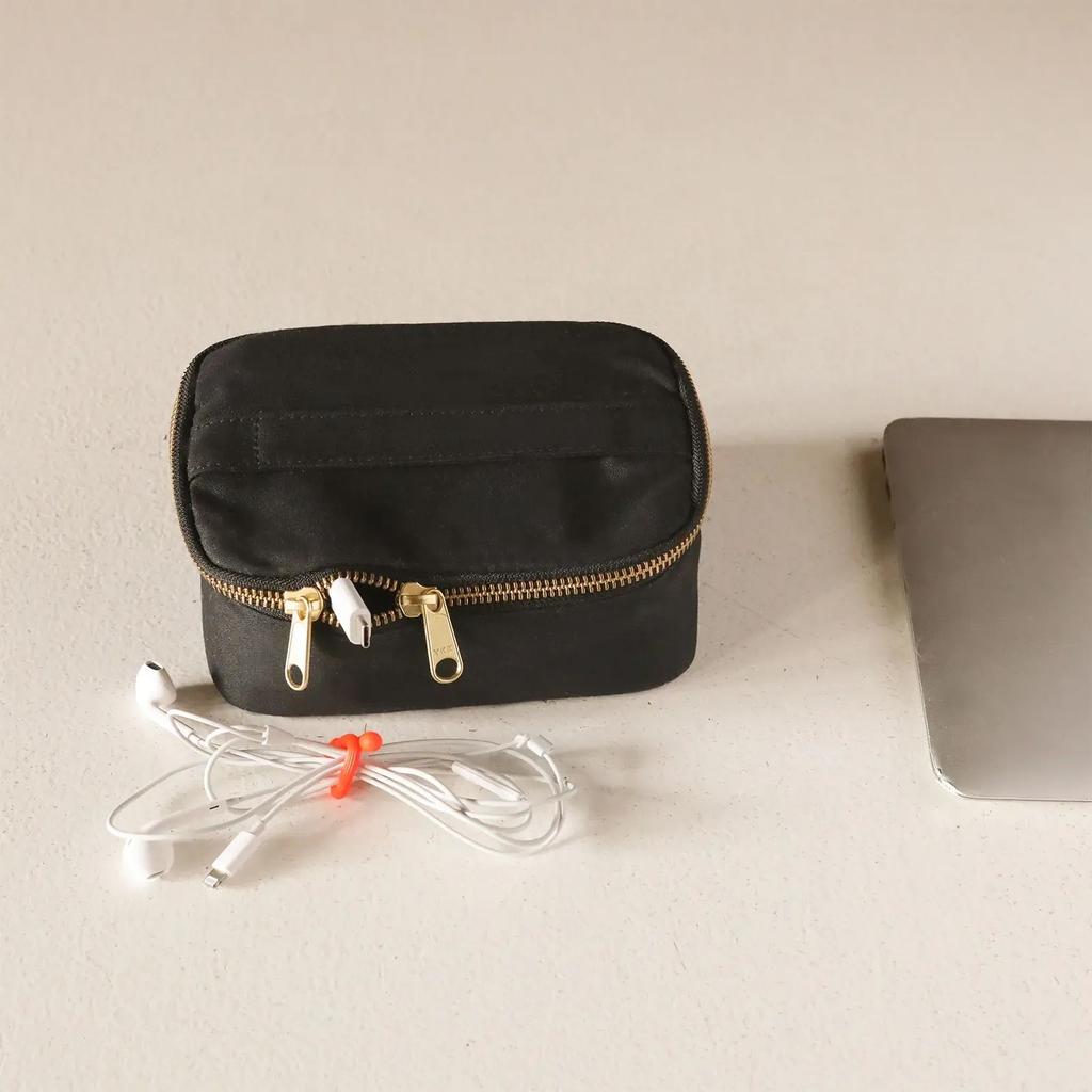 Hobonichi Drawer Pouch Container Black Organizer Case Japan