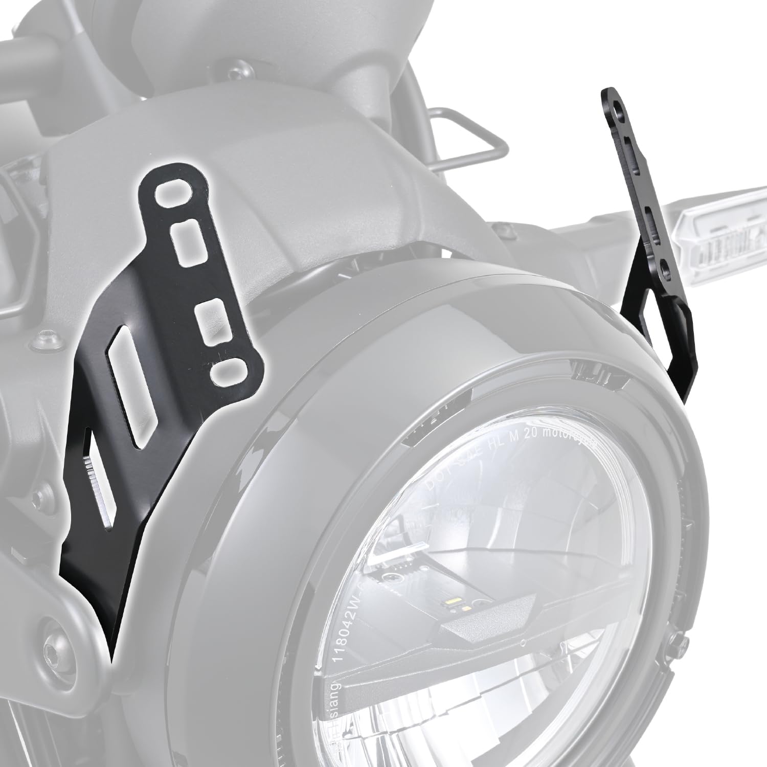 

Daytona 41559 Кронштейн для крепления экрана мотоцикла, Для Eliminator (24), Совместим с Aerodisor/Blast Barrier чёрный