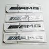 3D ABS Schwarzes Logo AMG Emblem Buchstaben Auto Kofferraum Plakette Für Mercedes Benz W204 W205 W176 W177 W212 W213 AMG Aufkleber Zubehör