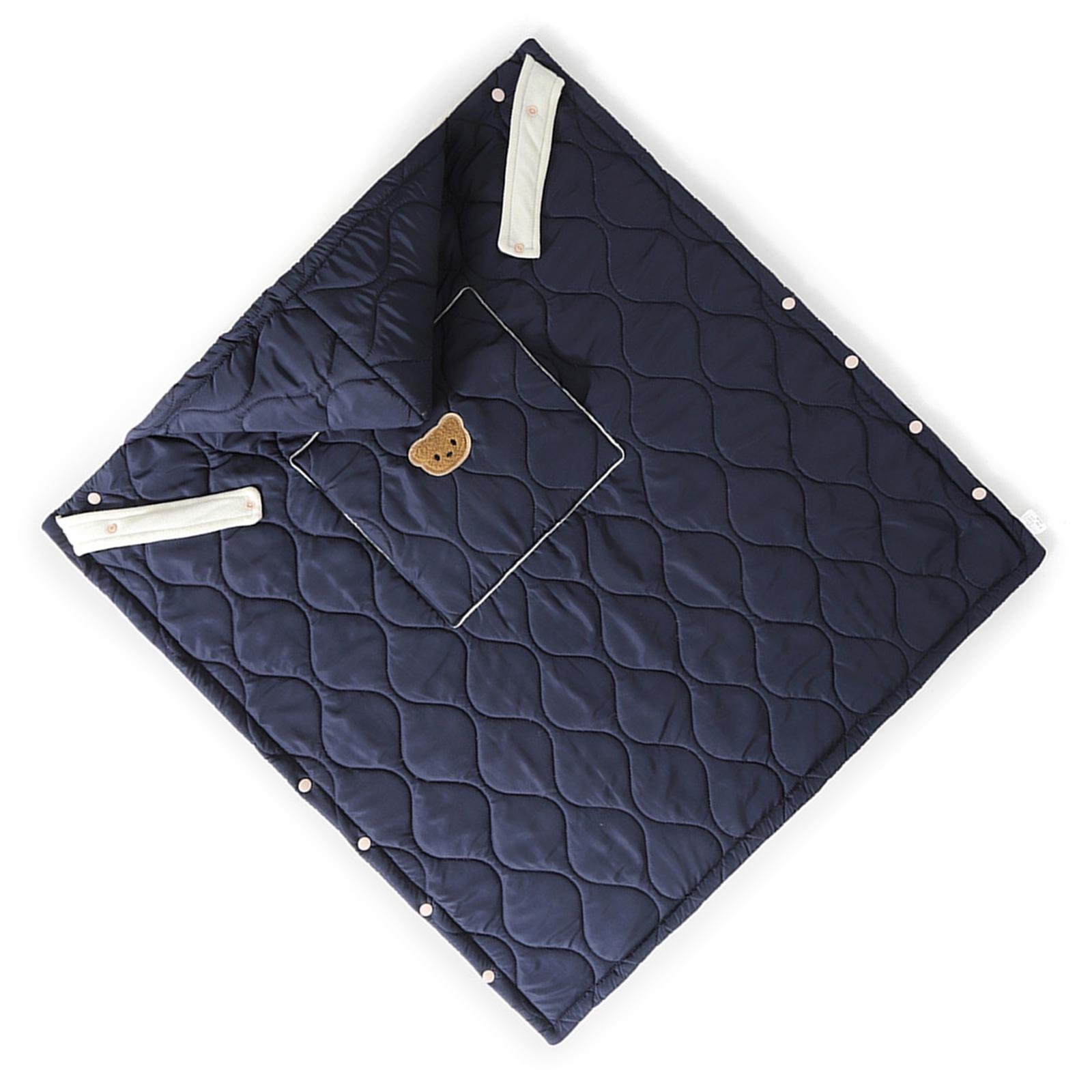 

Многофункциональный детский плащ-одеяло, накидка на коляску, утолщенное одеяло с капюшоном и поясным стульчиком для новых родителей, незаменимое зимой 6