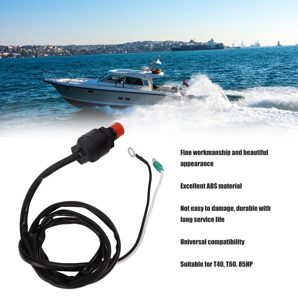 מתג עצירה למנוע חיצוני אוניברסלי כיבוי מנוע ניתוק חירום חלק קומפקטי 95 ס"מ