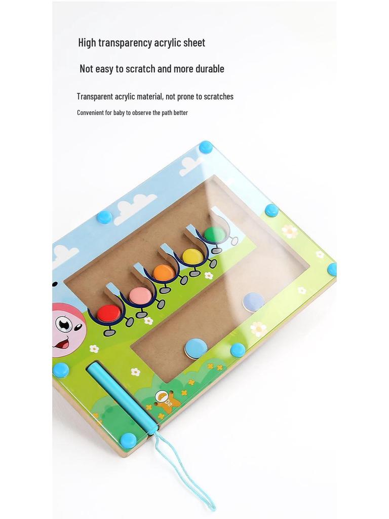 Animal Magnetic Marble Maze: Fun Balance & Early Education Puzzle Game for Kids