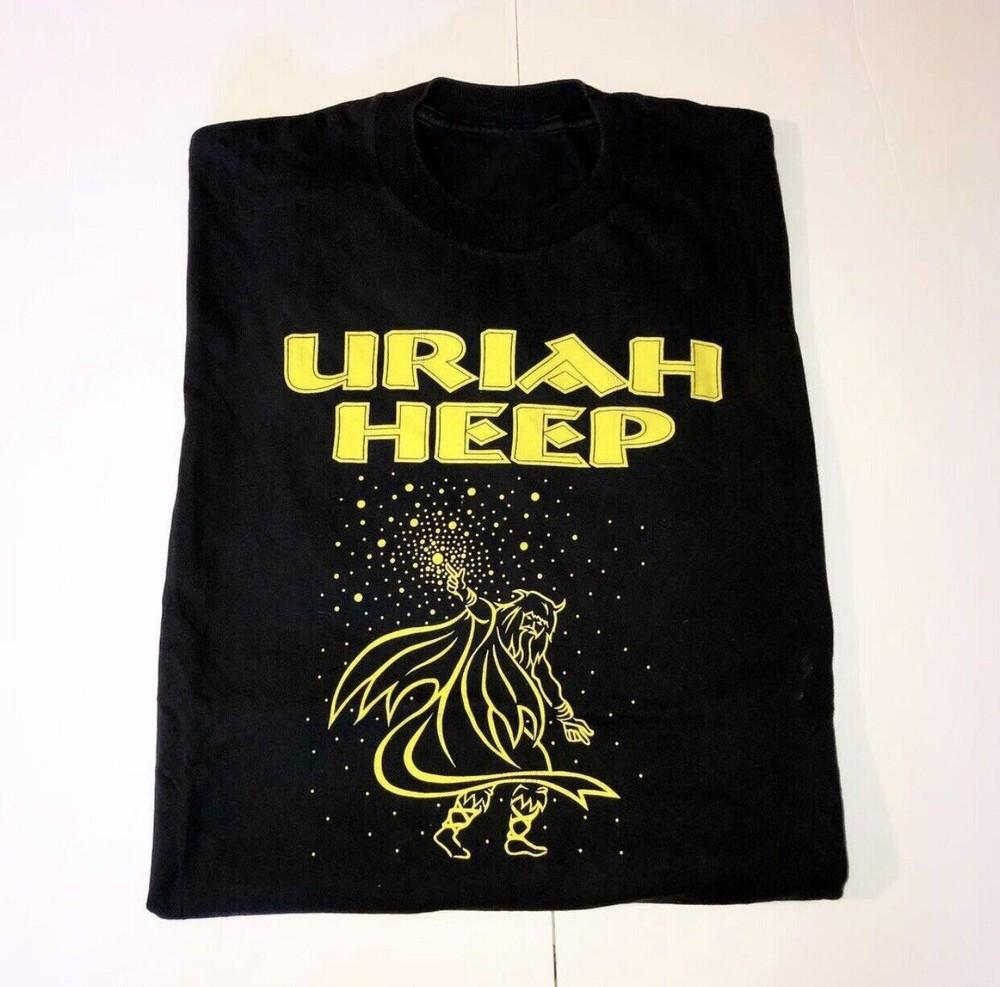Vintage Uriah Heep Band 2001 USA Tour Shirt Black Unisex S-2345XL E1306 Unisex T-Shirt XXXXL