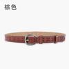 Hollow Embossed Cowhide Women'S Genuine Leather Women'S Belt Pin Buckle Women'S Retro With Casual Pants Jeans