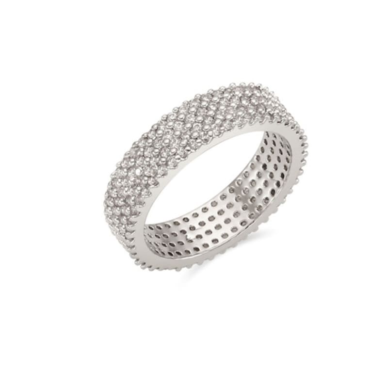 ROAJU 4line classic cubic ring