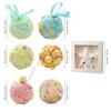 Macaroon Christmas  Ball Candy Set Box Colored Christmas Tree Top Star Christmas Decorations  For Home Holiday Gift