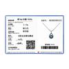 Collier Goutte d'Eau Dorée Noire en Argent Sterling 925 Pendentif Yeux Bleus Charmants Colliers pour Femmes Bijoux Fins
