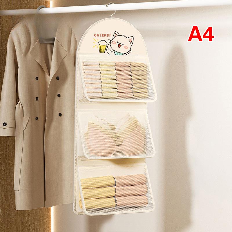 Netzbeutel zur Aufbewahrung mit großer Kapazität, Aufbewahrungstasche, wiederverwendbare Netztasche zur Aufbewahrung von Gemüse, Unterwäsche und Socken, Aufbewahrungsnetzbeutel zum Aufhängen in der Küche