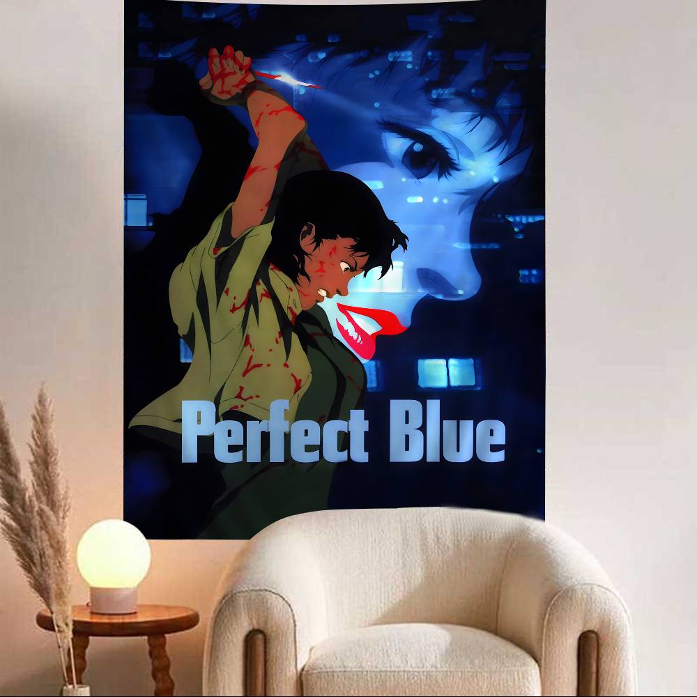 Anime Kon Satoshi Perfect Blue Anime Tapestry Indian Buddha Wall Decoration Witchcraft Bohemian Hippie Wall Hanging Sheets