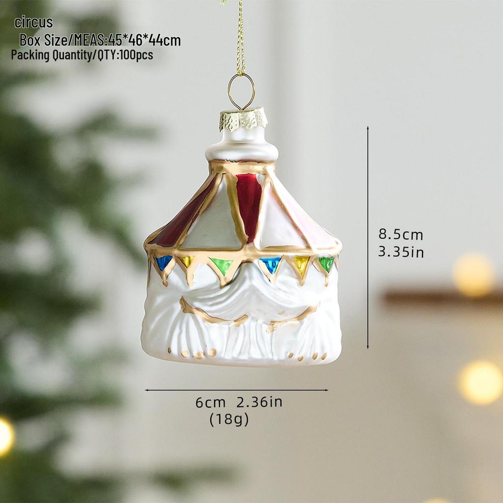 Creative Christmas Tree Decorations: Glass Painted Hedgehog & Bear Charms