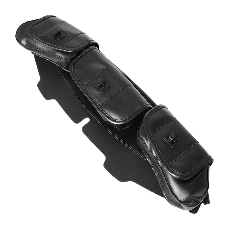 A16P-Fuel Tank Bag For Electra Street Glide 1996-2013 Motorcycle Windshield Front Bag Tool Fairing Pouch Bag