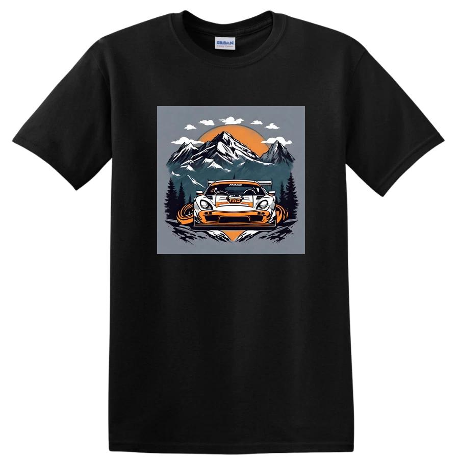 Car Racing T Shirt Mountain Drifting Design Graphic Tee Adventure Lover L