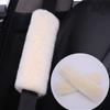 Shoulder Protector Car Seat Belt Cover Plush Shoulder Guard Durable Auto Interior Accessories  Kids