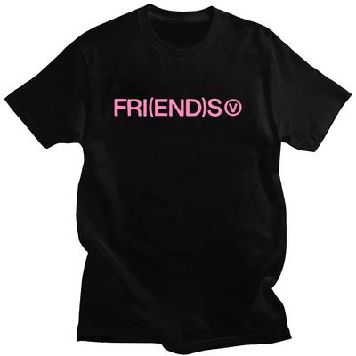 T-shirts Letter Graphic Printing Korean Style Tee-shirt Short Sleeve Grunge Clothes Cotton High Quality