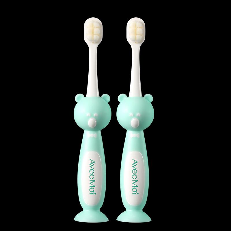 

Avec Moi Kids Soft Bristle Toothbrush (2-Pack)
