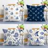 Oean Animals Pillow Case Plush Fabric Soft Double Sided Print Sofa Cushion Cover Throw Pillow Covers