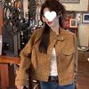 Damen Herbst 2025 Retro Langarm Schlankmachende Jacke – Vielseitiger Einreiher