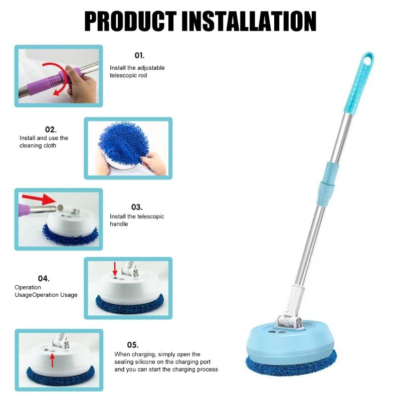Intelligent Window Wiping Robot Electric Extendable Feature Efficient Dust Removal Home Use