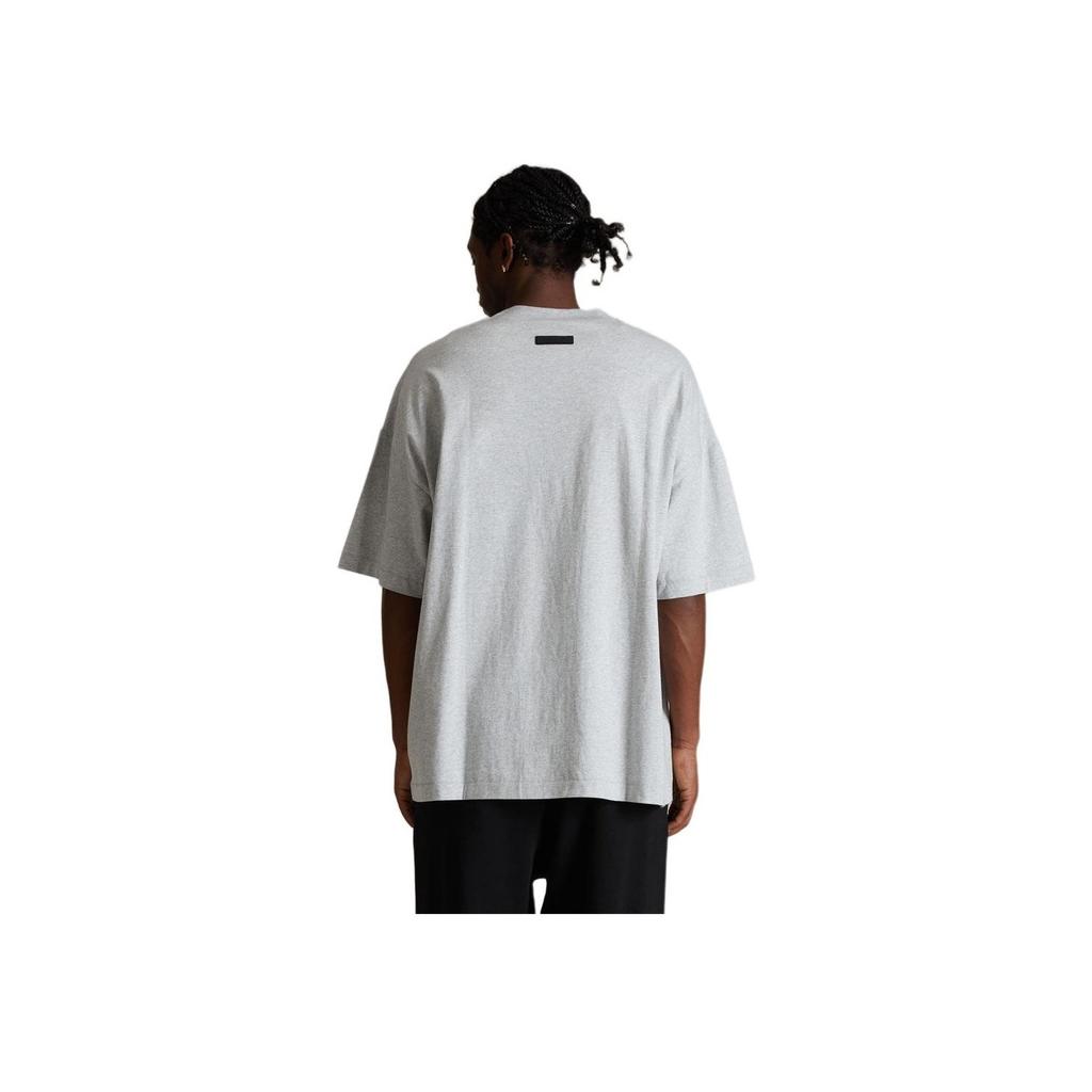 Fear of God Essentials Crewneck T-Shirt II Light Heather Grey Men Tops 125SP244196F