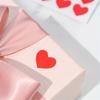 Romantic Heart Stickers for Valentine's Day & Weddings - 10 Sheets of Red & Pink Love Decals, Perfect for Jewelry Gift Boxes