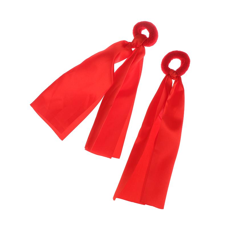 Kinder Rotes Handgelenksband Mannschaftssportarten Pompom Cheerleading Großes Spiel Pom Club Tanzrequisiten Elastisches Armband mit Elastischer Schnur