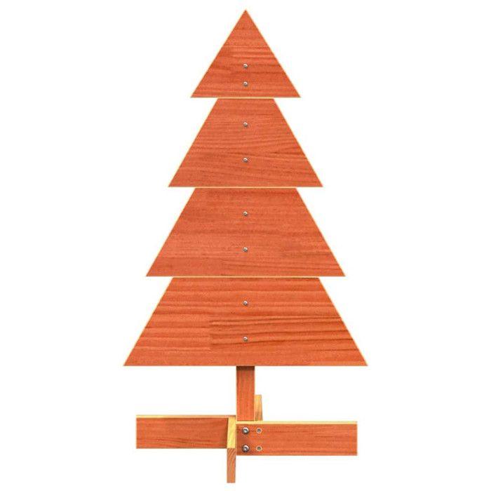 VidaXL Wooden Christmas Tree for Decoration 80 Cm Solid Pine Wood, Wooden Christmas Tree Decoration, Christmas Tree In 858185