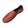 New Business Casual Shoes for Men Casual and Fashionable Men's Single Shoes Lightweight and Soft Low Cut Leather Shoes for Summer