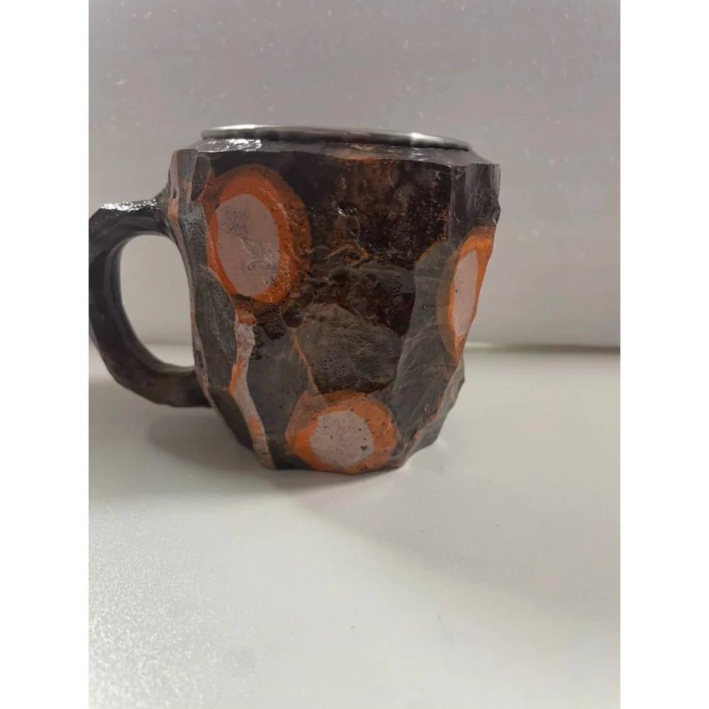 400ML Pohár na vodu Křišťálová pryskyřice Šálek na kávu Elegantní Luxusní Minerální Velkoobjemový Nádobí na nápoje Čajový šálek Pryskyřicový dárek Domácí potřeby