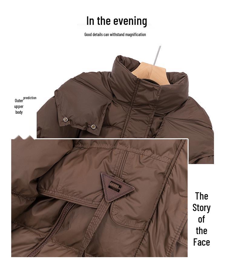 Women's 2025 Winter Short Stand-Up Collar Cotton Jacket - Trendy Thickened Bread Coat