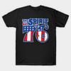 Men Black Print T-shirt The Spirit Of 76 - (Odd_Loom) No-Cut Transfer Paper Print Cotton Tshirt