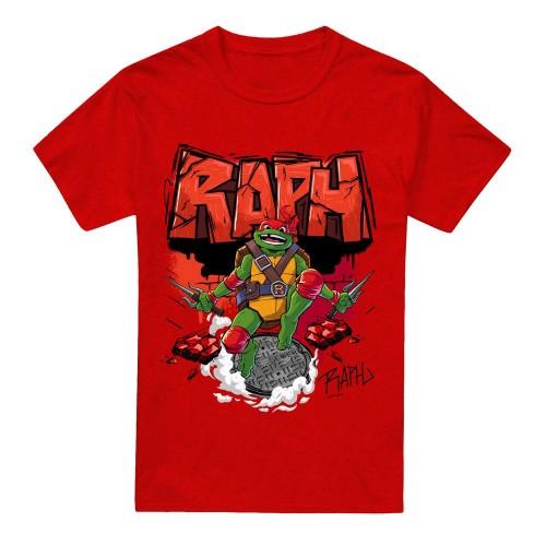 Tales of the Teenage Mutant Ninja Turtles Unisex Adult Raphael Sewer T-Shirt
