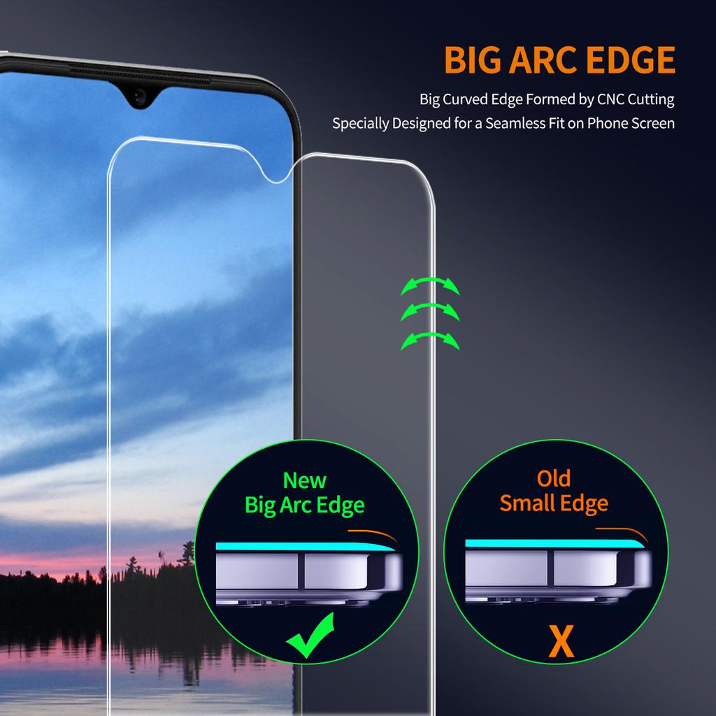 ENKAY HAT PRINCE 10Pcs For Nokia G42 Screen Protector High Aluminum-silicon Glass Large Arc Edge