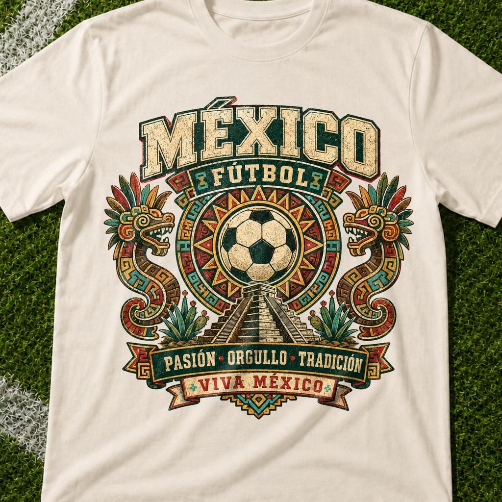 Retro Mexico Soccer World Vintage Shirt,90s Soccer Team World Graphic Tee,Aztec Tee,Mexican Soccer Fan Gift