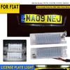 2PCS LED Number License Plate Light For Fiat Bravo 2007-2014 Grande Punto Evo 2009-2012 500L Doblo Croma Marea Tail Lamp Canbus