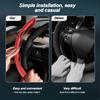 36cm Carbon Fiber Car Steering Wheel Cover Non-slip Ultra-thin Card Cover Summer Auto Handle Protective Cover Type D Universal