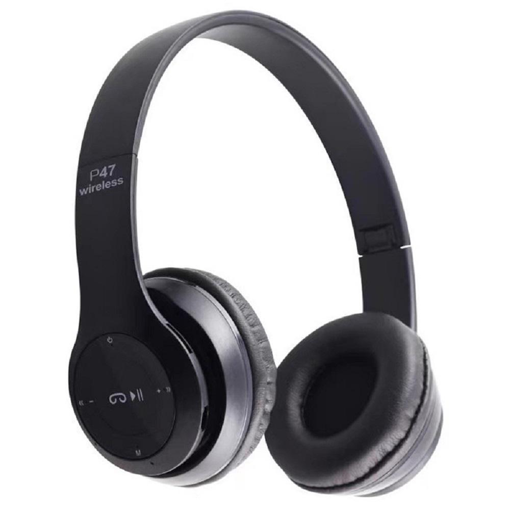 New Bluetooth Headphone Wireless Headset Soft Memory-Protein Earmuffs Black