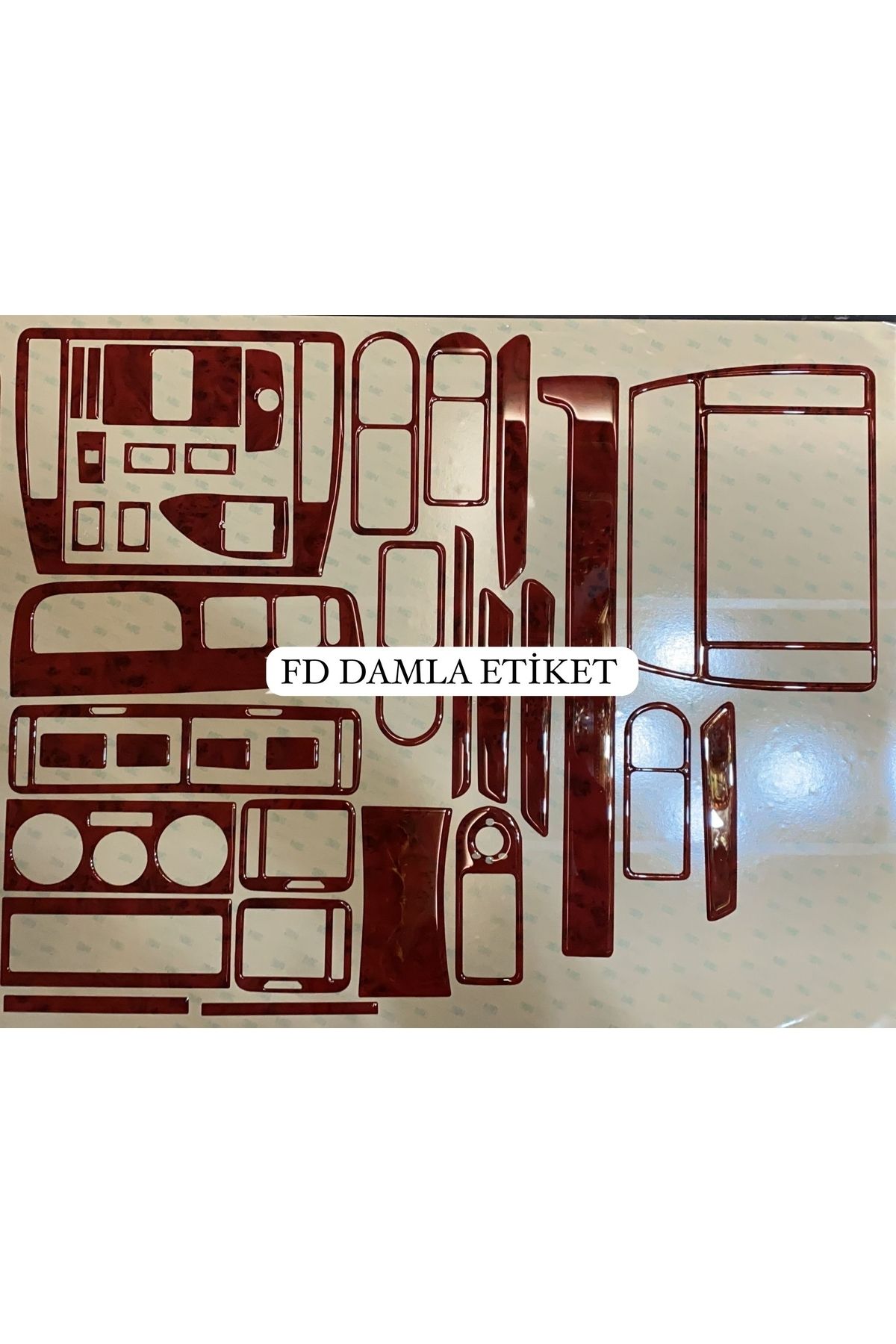 

Volkswagen Passat B5, B5.5 Torpido, Konsol, Trim, Göğüs Kaplama Set Maun Renk Özel Dizayn