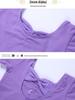 Girls' Backless Short Sleeve Ballet Leotard Dress