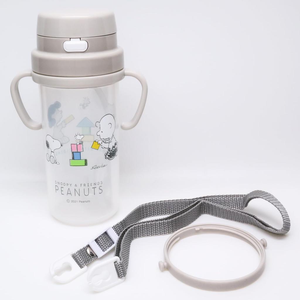 OSK Snoopy Straw Bottle 370ml SC-370S