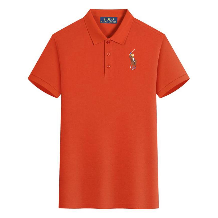Polo Ralph Lauren Letní nové Pony Vyšívané Neformální Sportovní Polo Tričko, Odvádějící Pot a Absorpční Vlhkost Polo Tričko z Čisté Bavlny