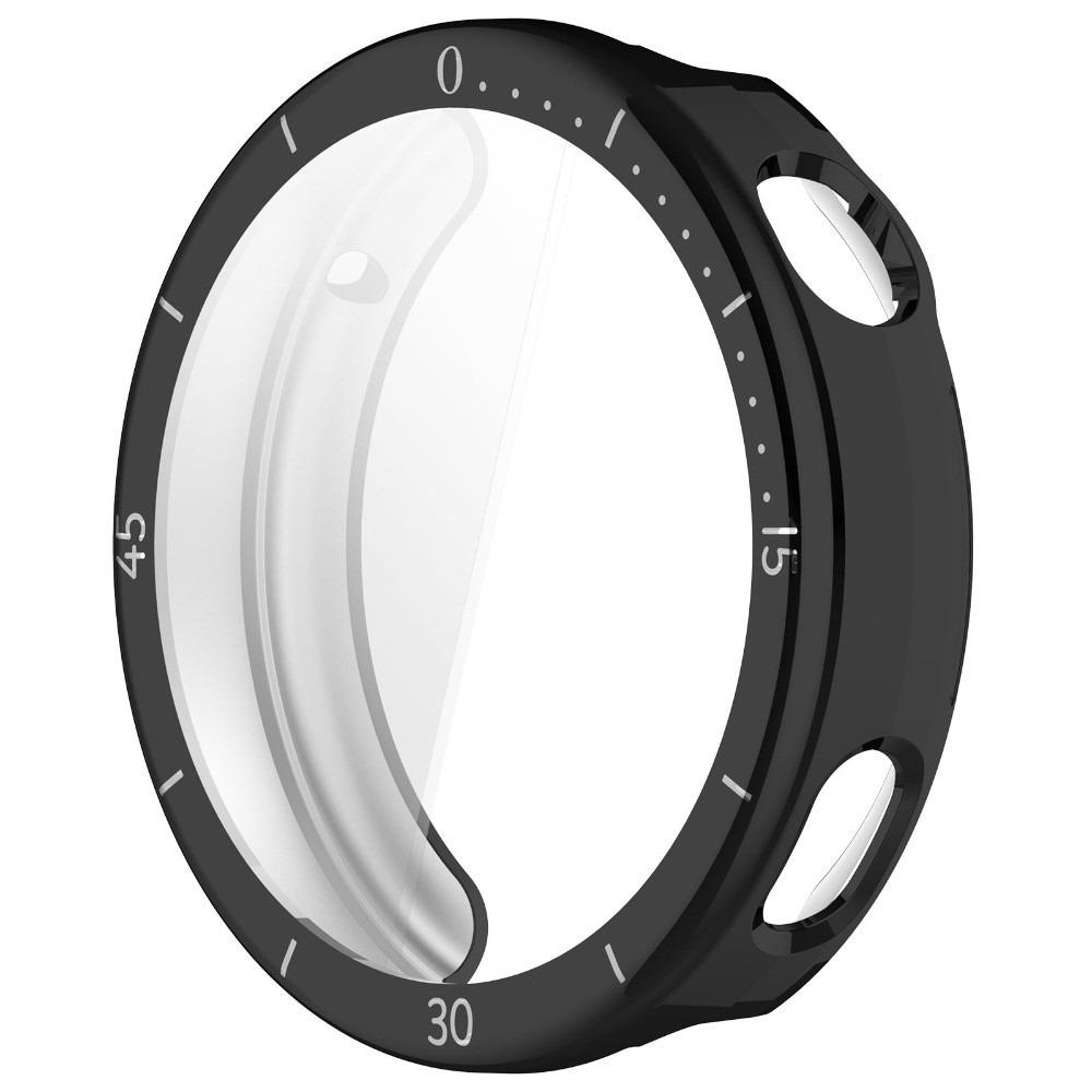 

TPU Protective Case with Scale Anti-Scratch Frame Bumper Soft Full Coverage Edge Shell for Huawei Watch GT6 41mm чёрный