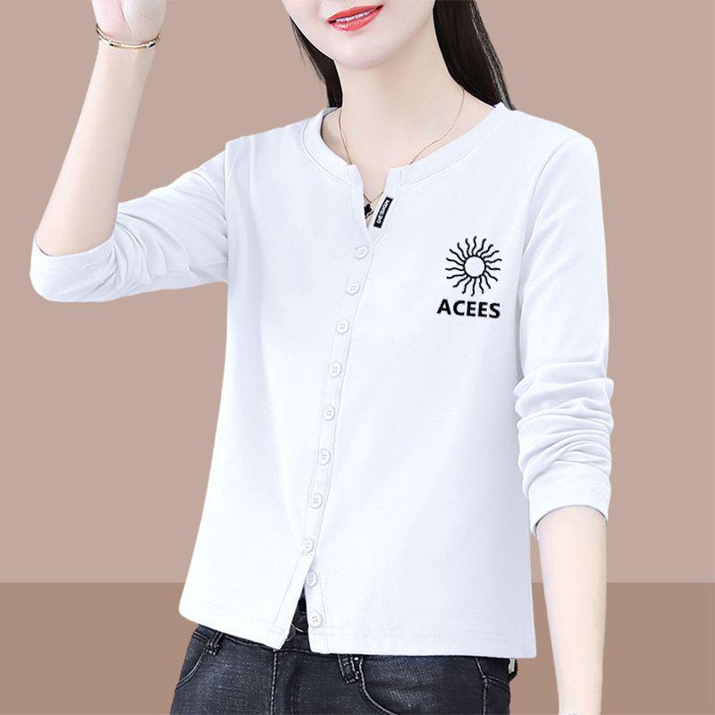 2025 Slim Fit Pure Cotton Long Sleeve Autumn T-Shirt