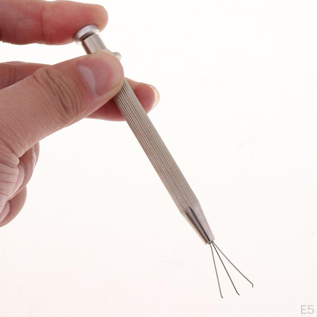 3Prong / 4 Prong Gem Holder Pick Bead Holding Holds Loose Grabber Tool Pickup