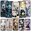 Baby Panda Phone Case for Samsung Galaxy A56 A36 A26 A16 A34 A24 A42 A22 A20 A12 A40 A30 A10 5G Soft TPU Cover Shell Fundas Bags