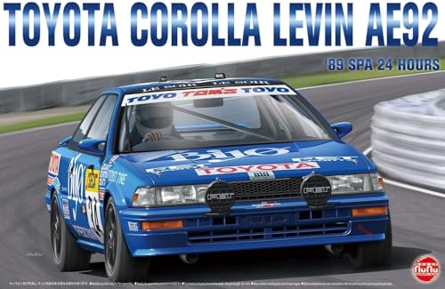 Platz/NuNu 1/24 Racing Series Toyota Corolla Levin AE92 1989 Spa 24-Stunden-Rennen Kunststoffmodellbausatz PN24016 (Auto)