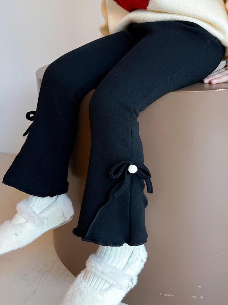 Leggings Invernali da Bambina con Fodera in Pile: Pantaloni spessi alla moda monopezzo per ragazze 2025