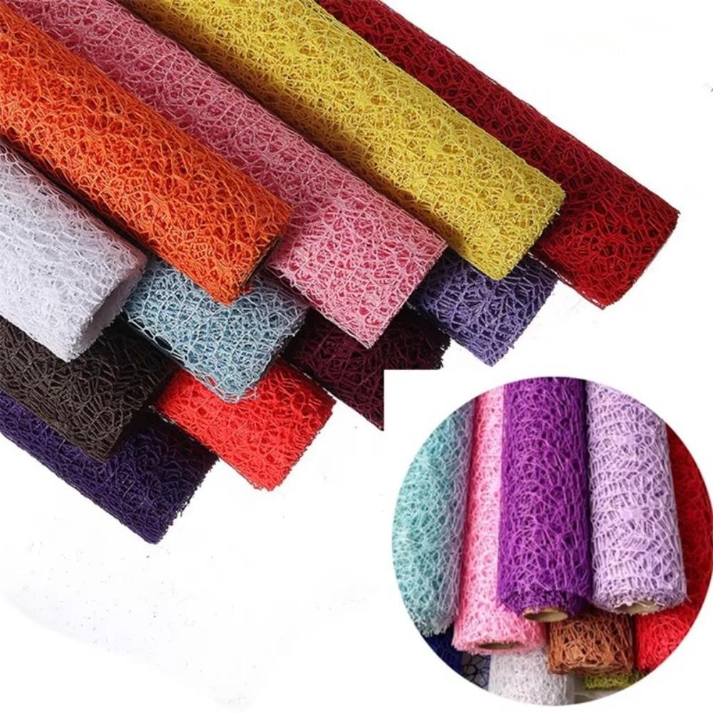 Jacquard Mesh Bouquet Wrap DIY Handmade Floral Gift Packaging  Gift Wrapping Paper