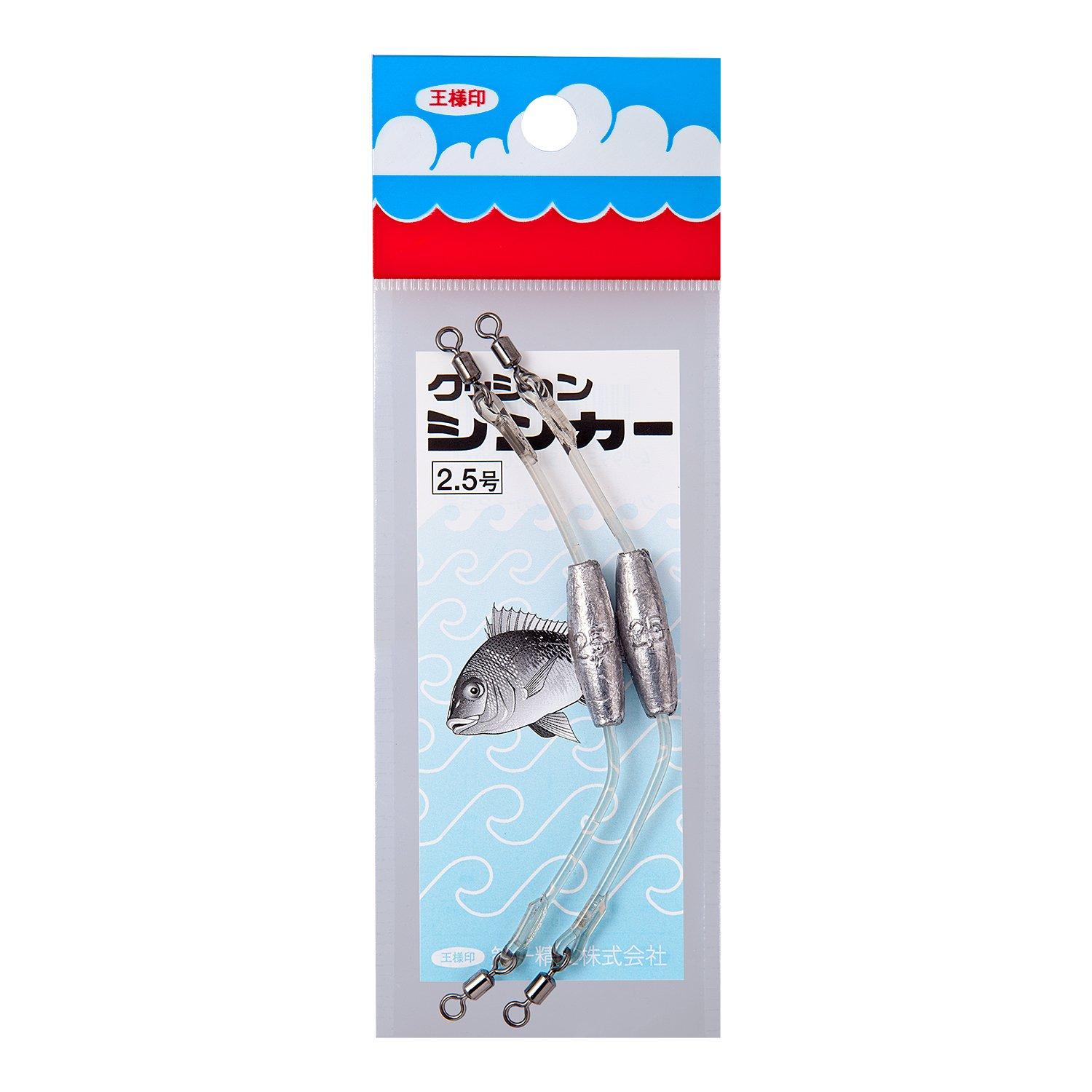

Daiichi Seiko Fishing Weight Cushion Sinker 22079 Silver No. 2.5