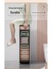 Luxury Bathroom Crevice Storage Rack Trolley - No Installation Required, Floor-Standing Cabinet.