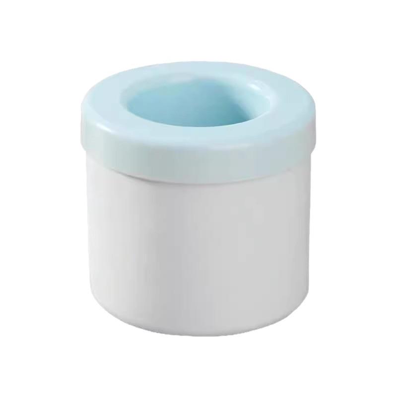Silicone Cylinder Ice Cube Tray & Squeeze Toy - Food Grade Ice Mold & Storage Box